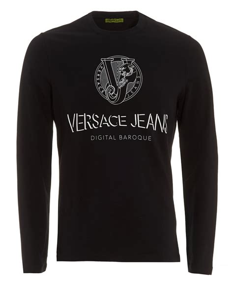 versace t shirt herren|versace long sleeve t shirts.